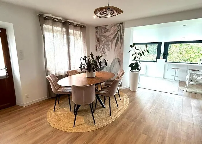 아파트 Le Paisible - Duplex 5 Pers, Parking, Terrasse Et Vue 엑스레뱅