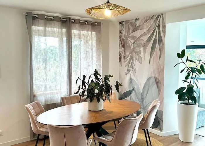 아파트 Le Paisible - Duplex 5 Pers, Parking, Terrasse Et Vue 엑스레뱅